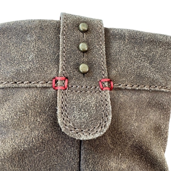 Clarks Women's Leather Soho Houston Moto Boot Boho Rugged Weathered Calf Size 6 - Picture 4 of 14